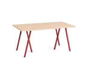 Pracovní stůl Loop Stand Table 160, oak/maroon red