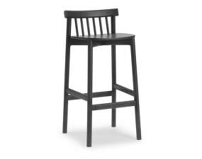 Barová stolička Pind 75 cm, black stained ash