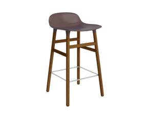 Barová židle Form 65 cm, brown/walnut
