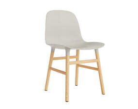 Židle Form, light grey/oak