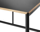 MIES Dinning Table M1, black - detail