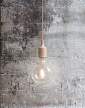 E27 Pendant Lamp, beige-rose