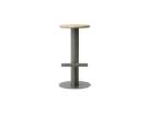 stolicka Pole Barstool 75, pine / grey