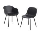 zidle-Fiber Outdoor Side Chair, anthracite black