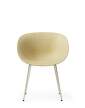 zidle-Mat Armchair Steel, hemp/cream