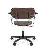 Kancelářská židle Co Task Chair s područkami, black/dark oak