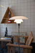 Stojací lampa PH 3½-2½, high lustre chrome plated