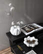 Mísa Bloom Tray Medio, bone white