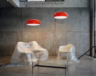 Závěsná lampa Smithfield S, red