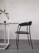 Židle Missing Armchair, black ash