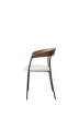 Židle Missing Armchair, lacquered walnut/Barnum 24