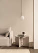 Závěsná lampa TR Bulb, polished steel