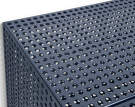 Skříňka Perforated Cabinet, steel blue