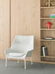 Křeslo O2, soft cream textile
