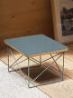 Occasional Table LTR Linoleum Smoke Blue, sky blue