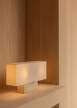 Stolní lampa Nonna H30, travertine
