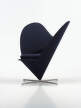 Křeslo Heart Cone Chair, Hola dark blue
