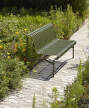 Zahradní lavice Palissade Dining Bench bez područek, olive