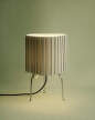 Stolní lampa Canelé, almond green