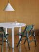 Skládací židle Backflip, cedar green lacquered beech