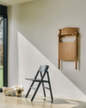 Skládací židle Backflip, anthracite lacquered beech