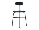 Afteroom Dining Chair 4, leather, black/black