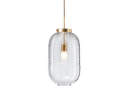 Lampa Lantern, clear/light patina brass