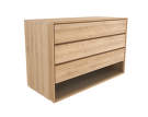 Oak Nordic chest of drawers
