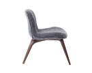 Goose Lounge Chair Dark Stained Oak, Sheepskin Graphite