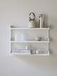 Police Tea Shelf, white/white