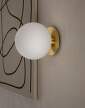 lampa-TR Bulb Ceiling/Wall Lamp, brass/matte