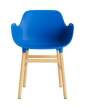 zidle-Form Armchair Oak, bright blue