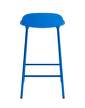 stolicka-Form Bar Chair 65 cm Steel, bright blue