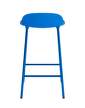 stolicka-Form Bar Chair 65 cm Steel, bright blue