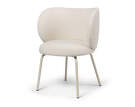 Jídelní židle Rico Nordic Bouclé, off-white/cashmere