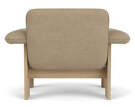 Křeslo Brasilia Low Back, Bouclé 02/natural oak