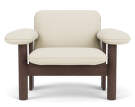 Křeslo Brasilia Low Back, Baru 0200/dark stained oak