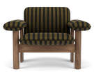 Křeslo Brasilia Low Back, Cabanon Soft/walnut