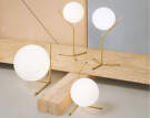 Stolní lampa IC, brass