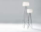 Stojací lampa Ray F2, glass