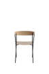 Židle Missing Armchair, lacquered oak