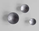 Věšák HiHat Knob 2 ks, brushed steel