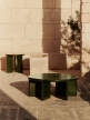 Stolek Deya, dark green