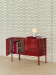 Skříňka Perforated Cabinet Floor Small, wine red