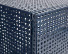 Skříňka Perforated Cabinet, steel blue