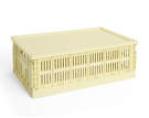Plastové víko Colour Crate L, light yellow