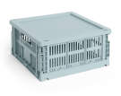 Plastové víko Colour Crate Cube/Square M, dust blue