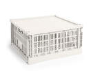 Plastové víko Colour Crate Square L, off-white