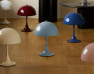 Přenosná lampa Panthella 250, opal pale blue