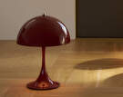 Přenosná lampa Panthella 250, opaque burgundy
